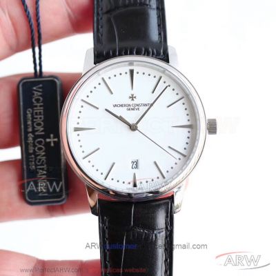 Swiss Fake Vacheron Constantin Patrimony 85180/000G-9230 Automatic White Dial 40 MM 9015 Watch